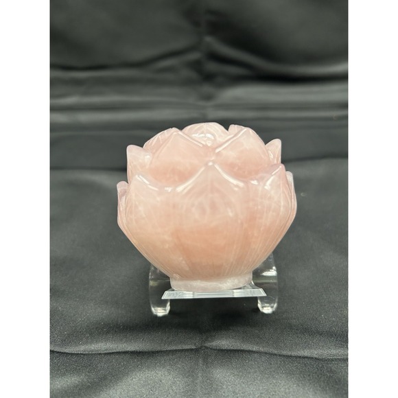 Pink Quartz Lotus - Picture 5 of 6